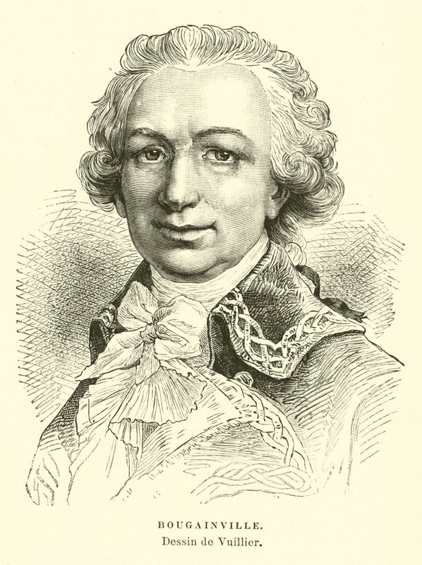 Louis Antoine de Bougainville , francouzský admirál a průzkumník od French School
