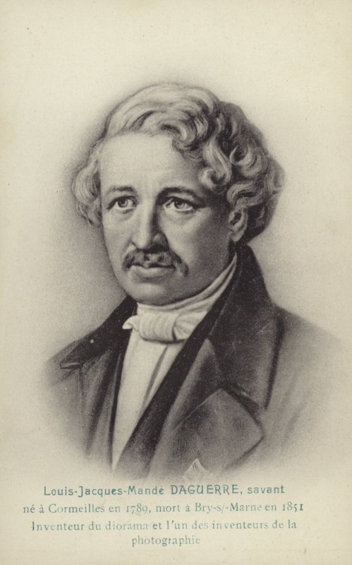 Louis Daguerre (1787-1851), francouzský průkopník fotografie (litografie) od French School