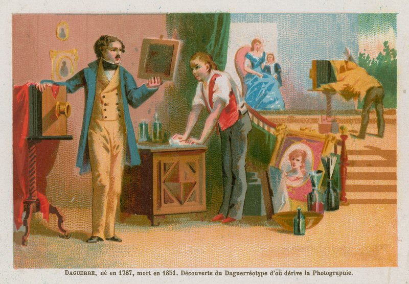 Louis Daguerre, francouzský průkopník fotografie 19. století od French School