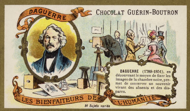 Louis Daguerre, francouzský průkopník fotografie (chromolitho) od French School