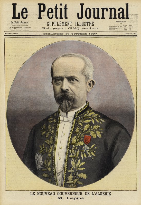 Louis Lepine, nový francouzský guvernér Alžírska, 1897 od French School