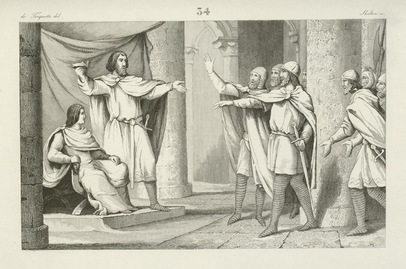 Louis V, poslední karolínský král západní Francie od French School