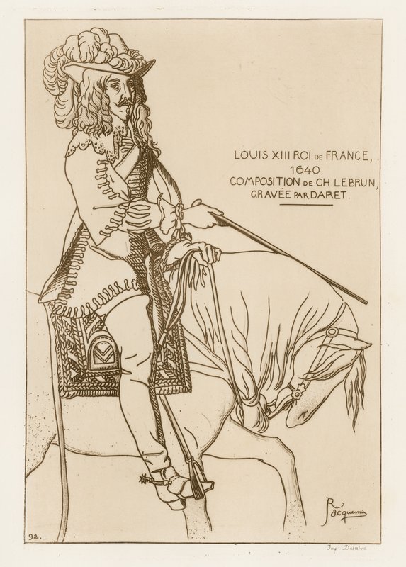 Louis XIII, král Francie, 1640 od French School