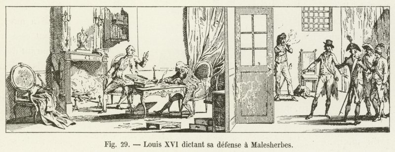 Ludvík XVI. diktoval Malesherbesovi svou obranu od French School