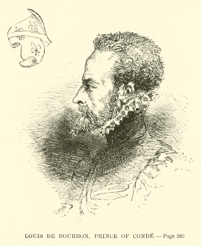 Louis de Bourbon, princ z Condé od French School