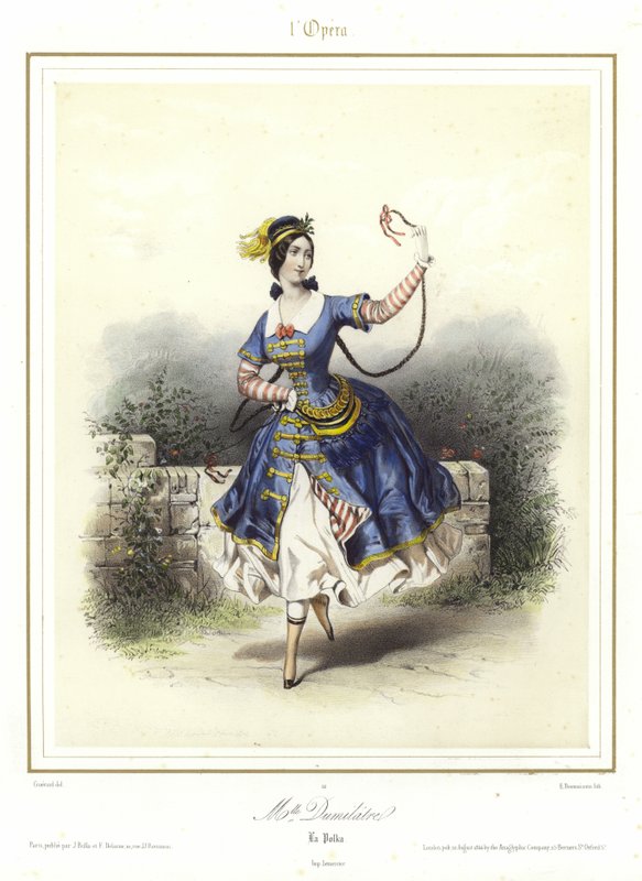 Louise Fitz James v Pas Ventien the Annals of the Opera od French School