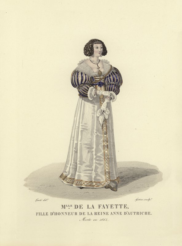 Louise de la Fayette, čestná paní Anny Rakouské, královna choť francouzského krále Ludvíka XIII. od French School