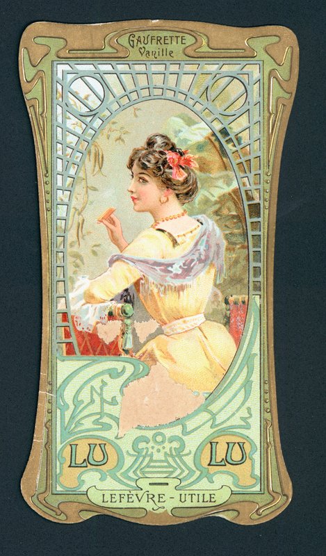 Reklamní karta Lulu, francouzština od French School
