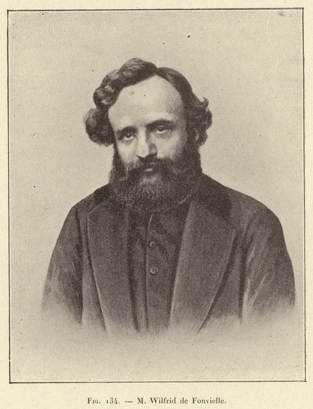 M Wilfrid de Fonvielle (rytina) od French School