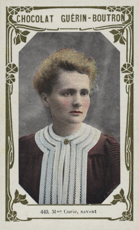 Madame Curie, savant (barevná fotografie) od French School