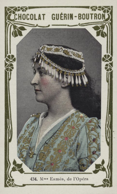 Madame Eames, de lOpera (barevná fotografie) od French School