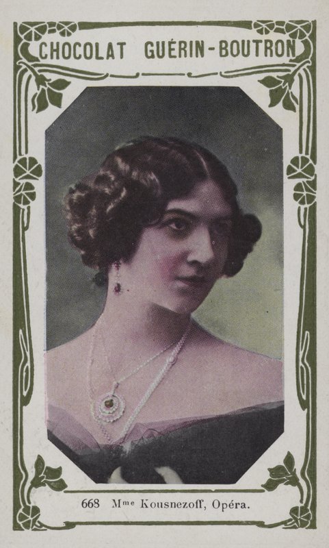 Madame Kousnezoff, Opera (coloured photo) od French School