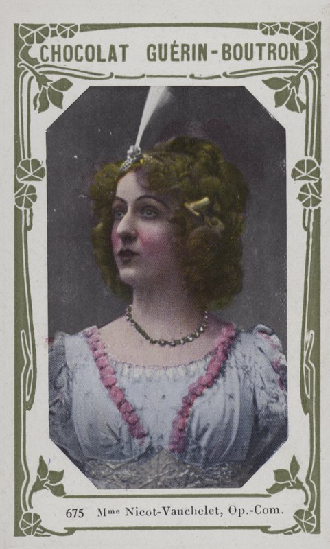 Madame Nicot-Vauchelet, Opera-Comique (barevná fotografie) od French School