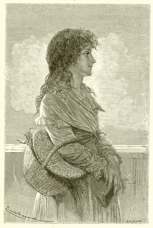 Madame Roland v jejím dětství od French School