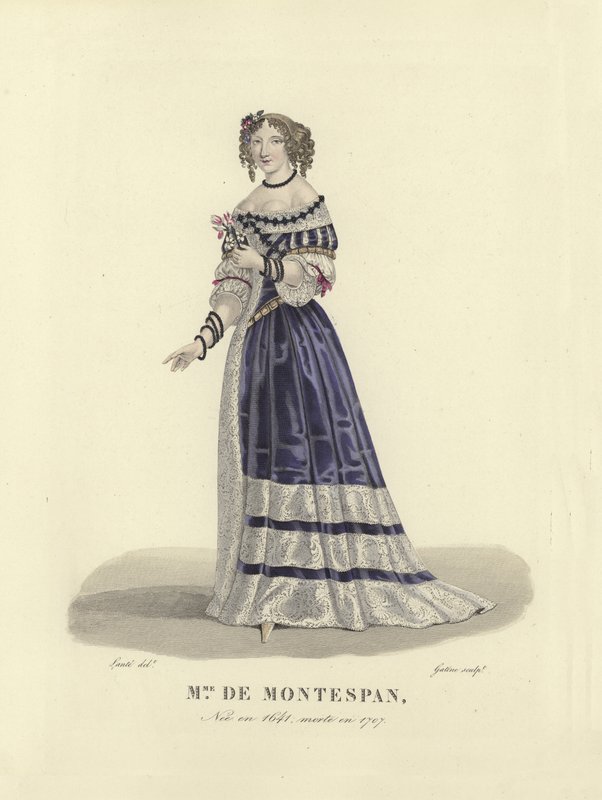 Madame de Montespan, milenka francouzského krále Ludvíka XIV od French School