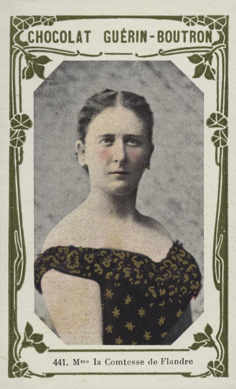 Madame hraběnka z Flander (barevné foto) od French School