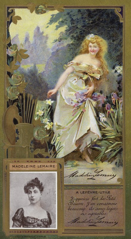 Madeleine Lemaire, francouzská malířka (chromolit) od French School