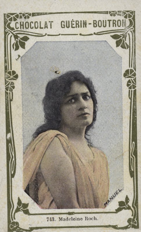 Madeleine Roch (barevná fotografie) od French School