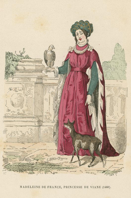 Madeleine Francouzská, princezna z Viana od French School