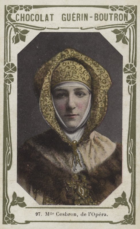 Mademoiselle Cesbron, de lOpera (barevné foto) od French School