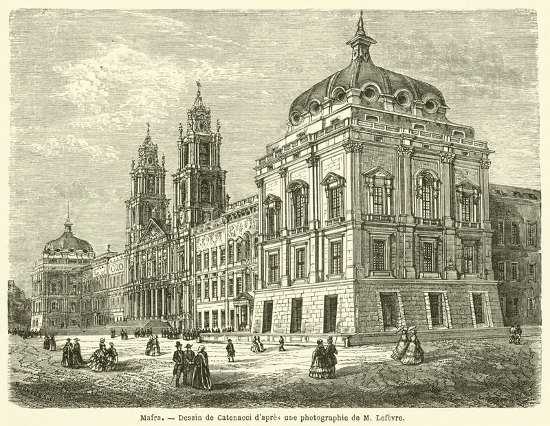 Mafra (rytina) od French School