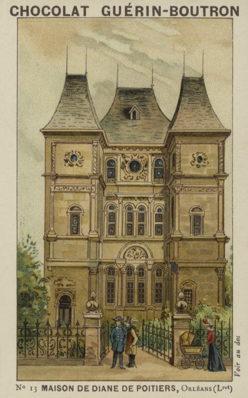 Dům Diane de Poitiers, Orleans, Loiret od French School