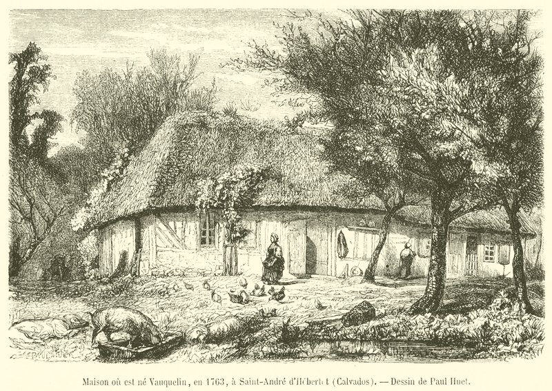 Dům, kde se Vauquelin narodil, v roce 1763, v Saint-Andre d