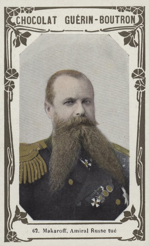 Makaroff, Amiral Russe tue (barevné foto) od French School