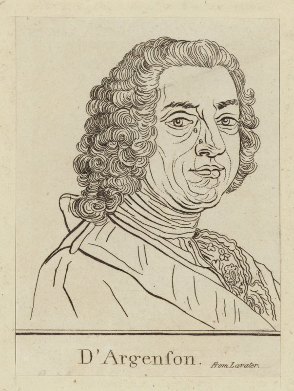 Marc-Pierre de Voyer de Paulmy dArgenson, francouzský státník od French School