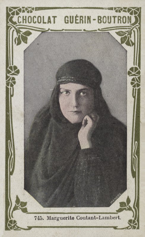 Marguerite Coutant-Lambert (barevná fotografie) od French School