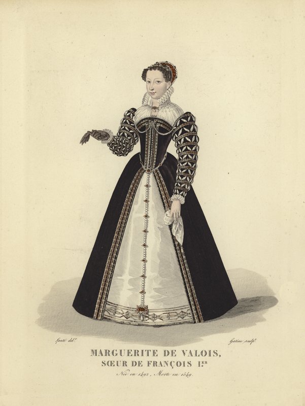 Markéta Navarrská, sestra francouzského krále Františka I od French School