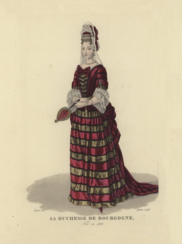 Marie-Adelaide Savojská, vévodkyně Burgundská od French School