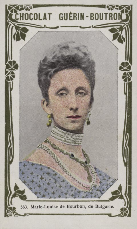 Marie-Louise de Bourbon, z Bulharska (barevné foto) od French School