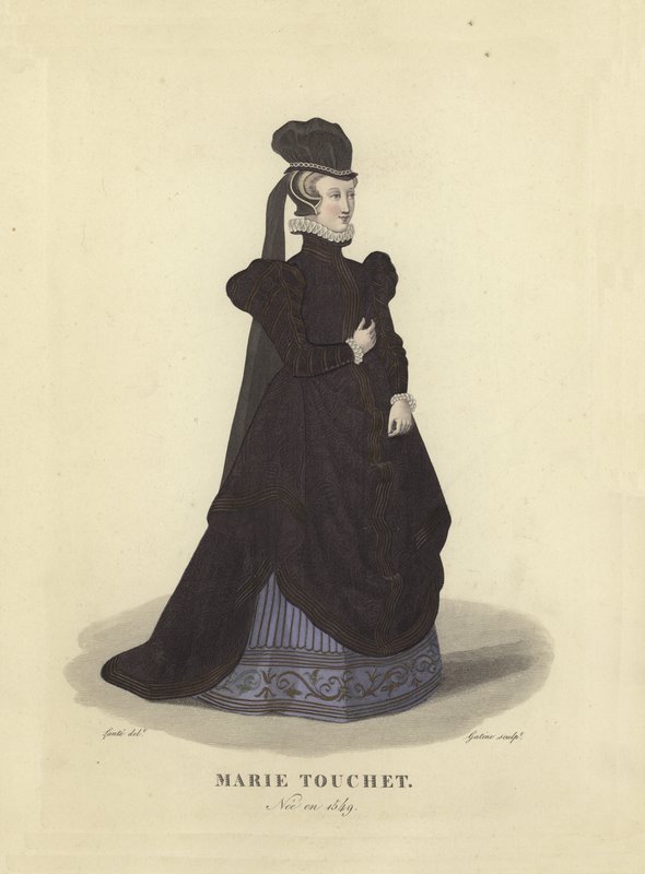 Marie Touchet, milenka francouzského krále Karla IX od French School