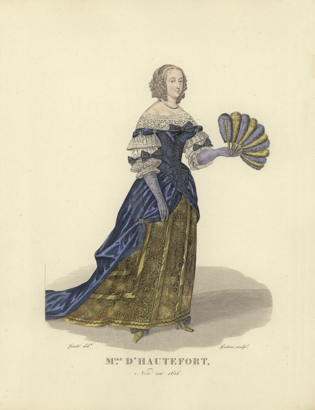 Marie de Hautefort, oblíbenkyně francouzského krále Ludvíka XIII od French School