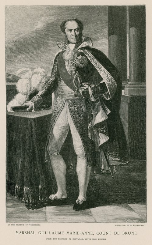 Maršál Guillaume-Marie-Anne, hrabě z Brune od French School