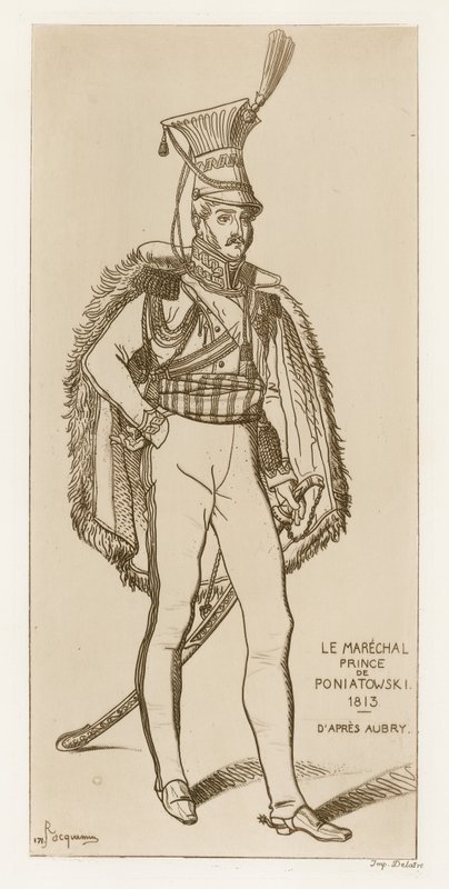 Maršál princ Poniatowski, 1813 od French School