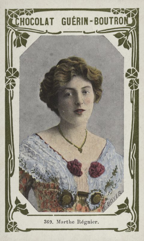 Marthe Regnier (barevné foto) od French School