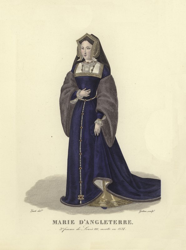Marie Anglická, třetí manželka francouzského krále Ludvíka XII od French School