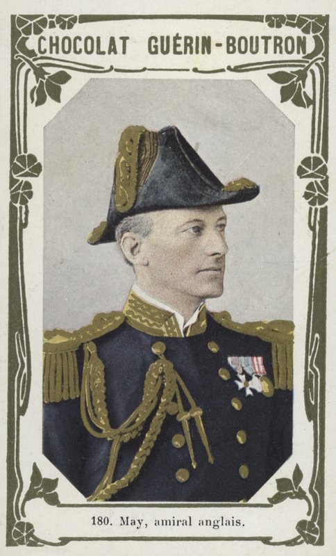 May, britský admirál (barevná fotografie) od French School
