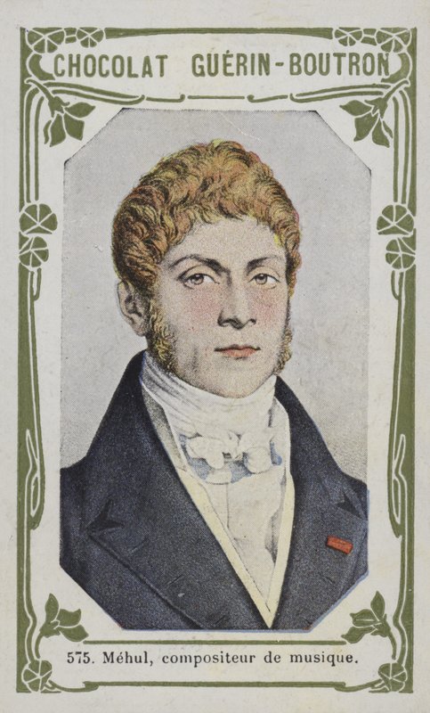 Mehul , hudební skladatel (barevná fotografie) od French School
