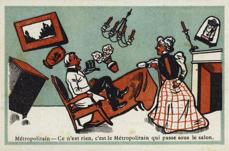 Metro - nic, je to metro, které prochází pod salonkem od French School