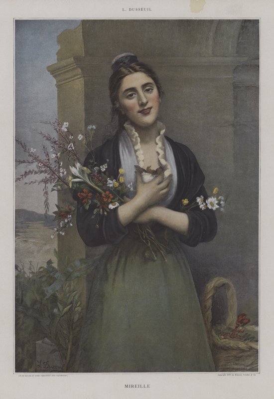 Mireille (barevné lito) od French School