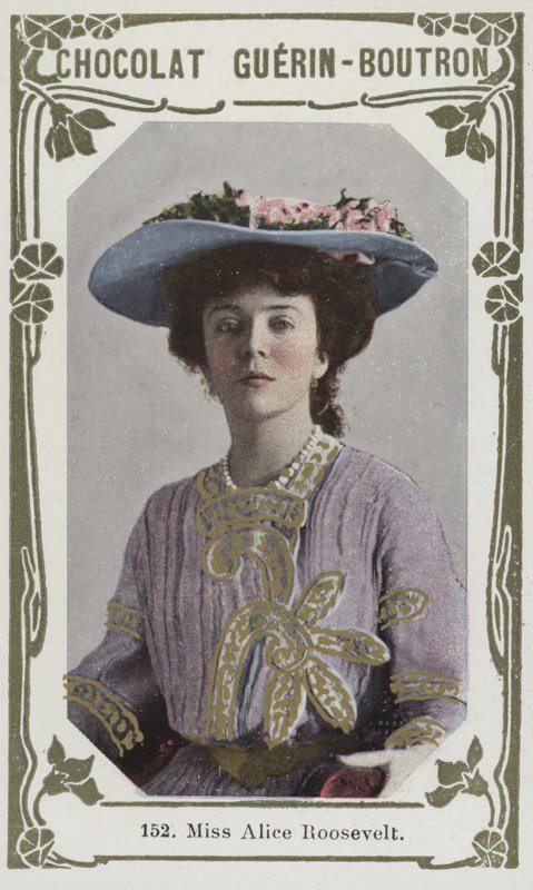 Slečna Alice Rooseveltová (barevná fotografie) od French School