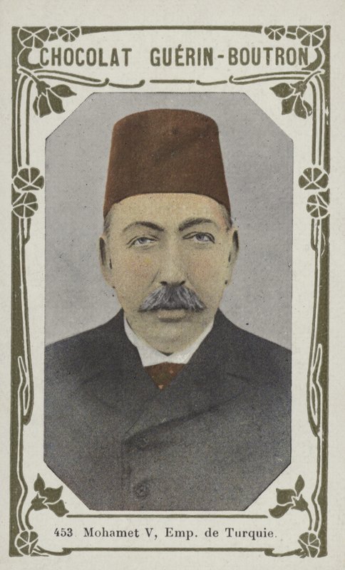 Mohammed V., turecký císař (barevná fotografie) od French School