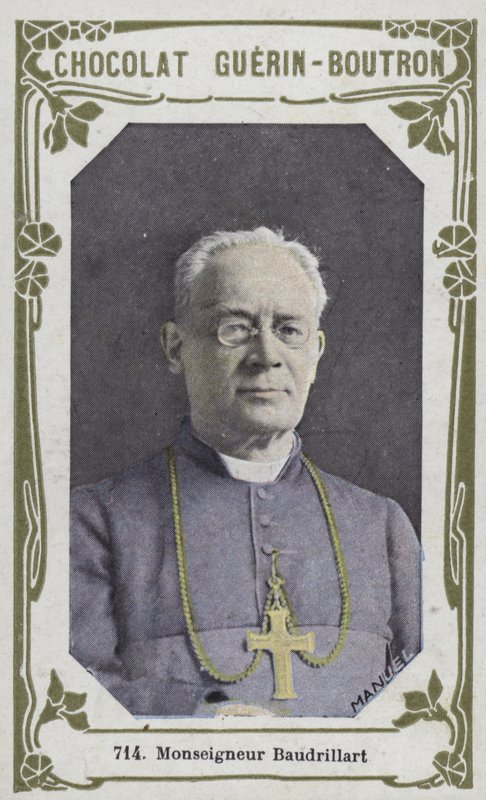 Monseigneur Baudrillart (barevná fotografie) od French School