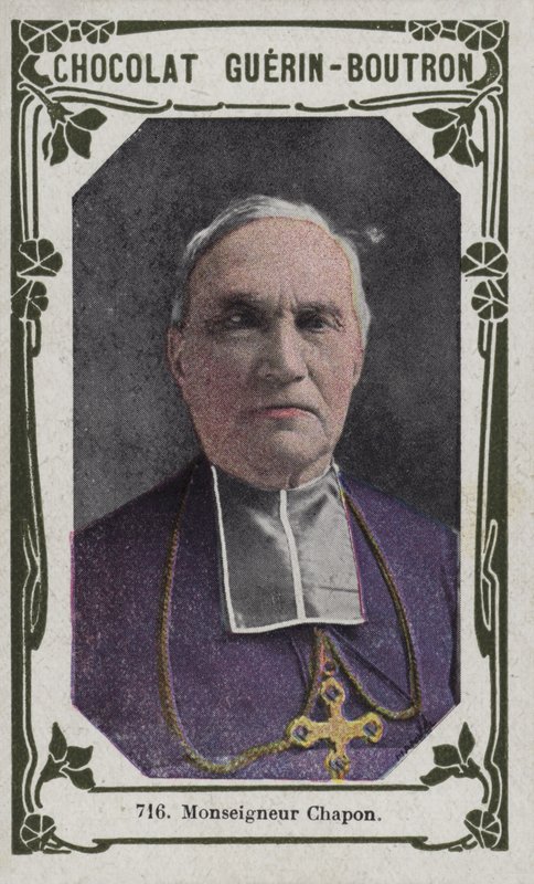 Monsignor Chapon (barevná fotografie) od French School