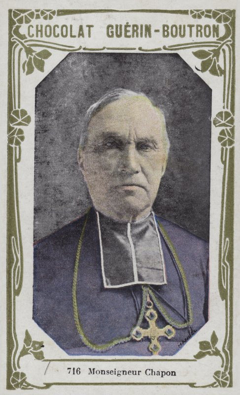 Monsignor Chapon (barevná fotografie) od French School