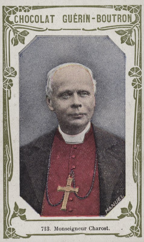 Monseigneur Charost (barevná fotografie) od French School