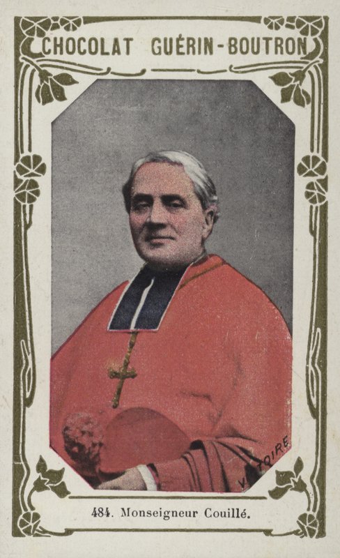 Monsignor Couille (barevná fotografie) od French School